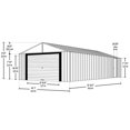 thumbnail image 3 of Arrow Murryhill 14 x 21 Garage, Steel Storage Building, 3 of 8