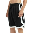 thumbnail image 4 of TopTie 2-Tone Basketball Shorts For Men with Pockets, Pocket Training Shorts-Grey-XL, 4 of 5