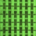 thumbnail image 1 of Ahgly Company Indoor Square Abstract Green Modern Area Rugs, 8' Square, 1 of 4