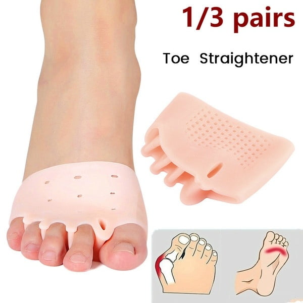6pcs Clear Shoe Pads Stickers & 2x Silica Gel Soft Big Toe Cap Protectors 