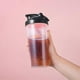thumbnail image 2 of Shaker Cup Protein Shaker Bottle Plastic Sports Bottle Portable Leak-proof Blender Multi-function Shaker Shaker (-20c-120c)( Black)1pcs, 2 of 5