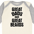 thumbnail image 4 of Inktastic Great Dads Have Great Beards Boys Long Sleeve Baby Bodysuit, 4 of 5