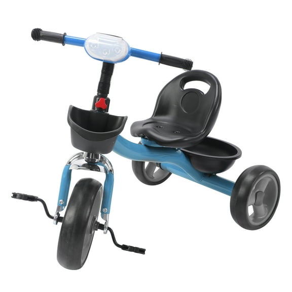 Tricycle for Toddler 1-5 Years Bike Kids Tricycle Trike Toddler Bike Toys Baby Bike with Storage Basket Birthday Gifts for Boys Girl (BlueRedPinkGreen)