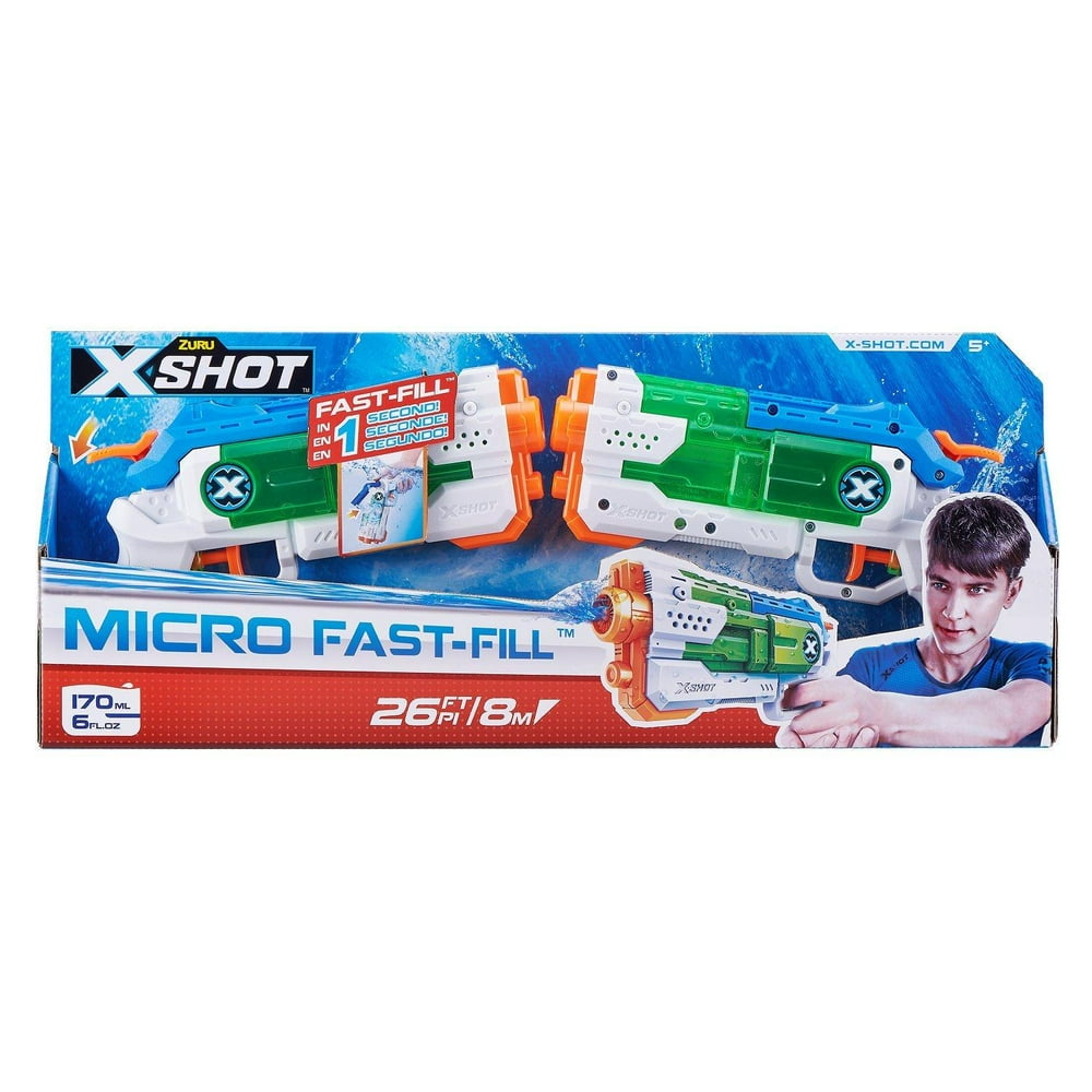 Zuru XShot Micro FastFill Blaster, 2Pack 56244