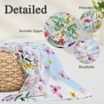 thumbnail image 3 of Spring Floral Body Pillow Covers 20"x60", Butterflies Botanical Blue Ombre Soft Brushed Microfiber Breathable Throw Pillow Covers, Decorative Pillowcase with Zipper for Couch Sofa Bedroom Living Room, 3 of 9