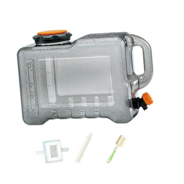 Portador de almacenamiento de agua de contenedor de agua con tanque de agua del grifo sin dispensador de bebidas de fuga para conducir emergencia de 12l