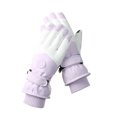 thumbnail image 1 of Guantes de esquí de invierno para hombres y mujeres, para exteriores, con pantalla táctil, cálidos, forrados de vellón, gruesos, impermeables y antideslizantes, 1 of 6