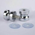 thumbnail image 3 of Shower Door Knob Aluminum Alloy Round Door Handles for Bathroom Glass Door Sliding Door, 3 of 4