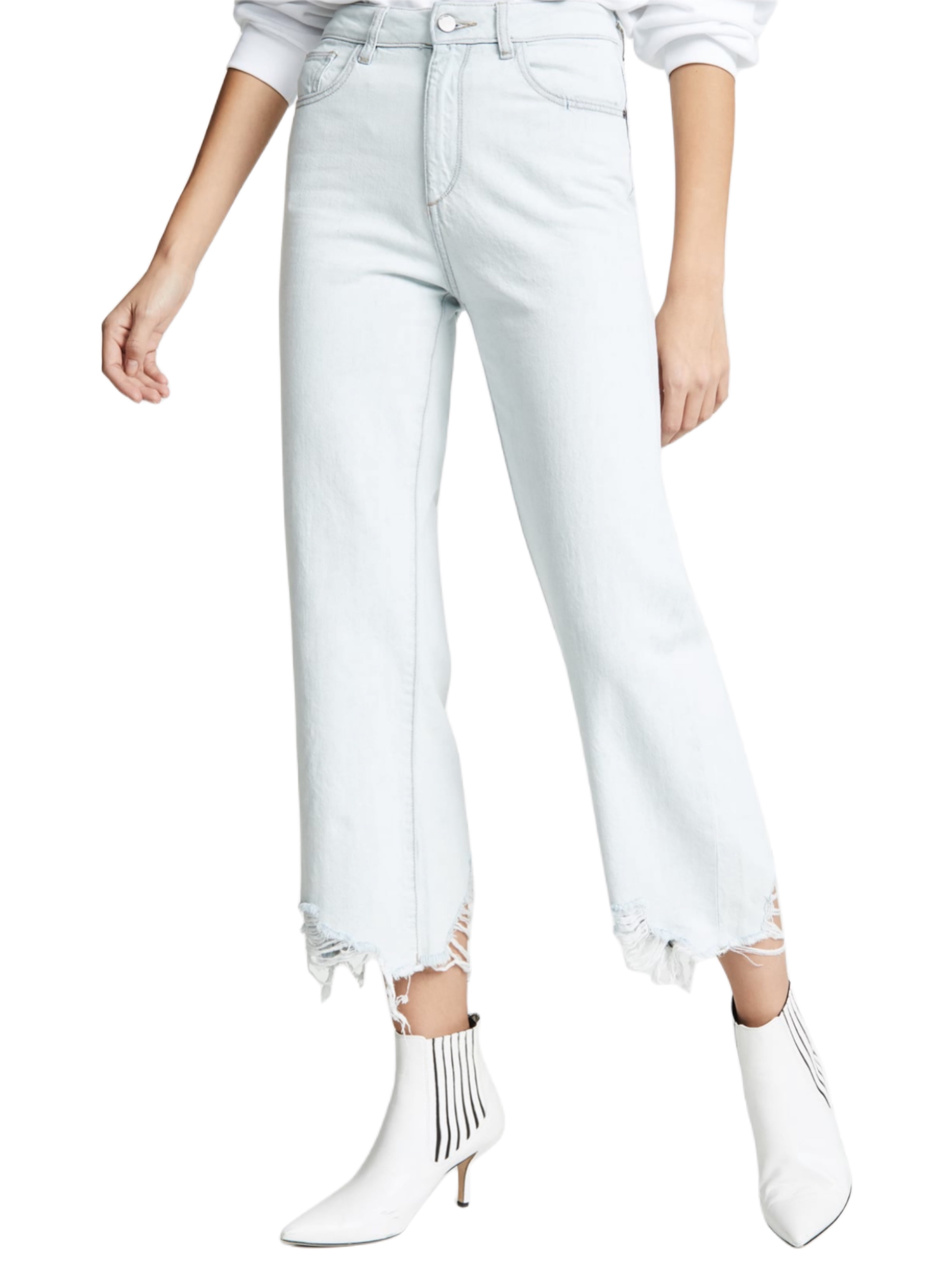 DL1961 Women's Hepburn High Rise Wide Leg Jeans, Palermo, 27 - Walmart.com