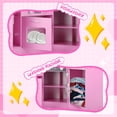 thumbnail image 6 of COCLUB Kitchen Play Set, Large Wooden Corner Pretend Kitchen w/Light and Sound, for Big Kid Ages 3+, 6 of 10