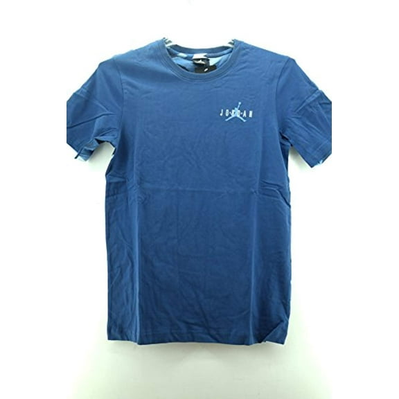 Jordan Mens Retro Printed Tee,Blue,S