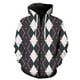 thumbnail image 1 of Sudadera con capucha y cremallera para hombre, estilo étnico exótico retro, estilo urbano moderno, chaquetas con capucha, estilo Harajuku, unisex, de manga larga, con estampado 3D para primavera, 1 of 6