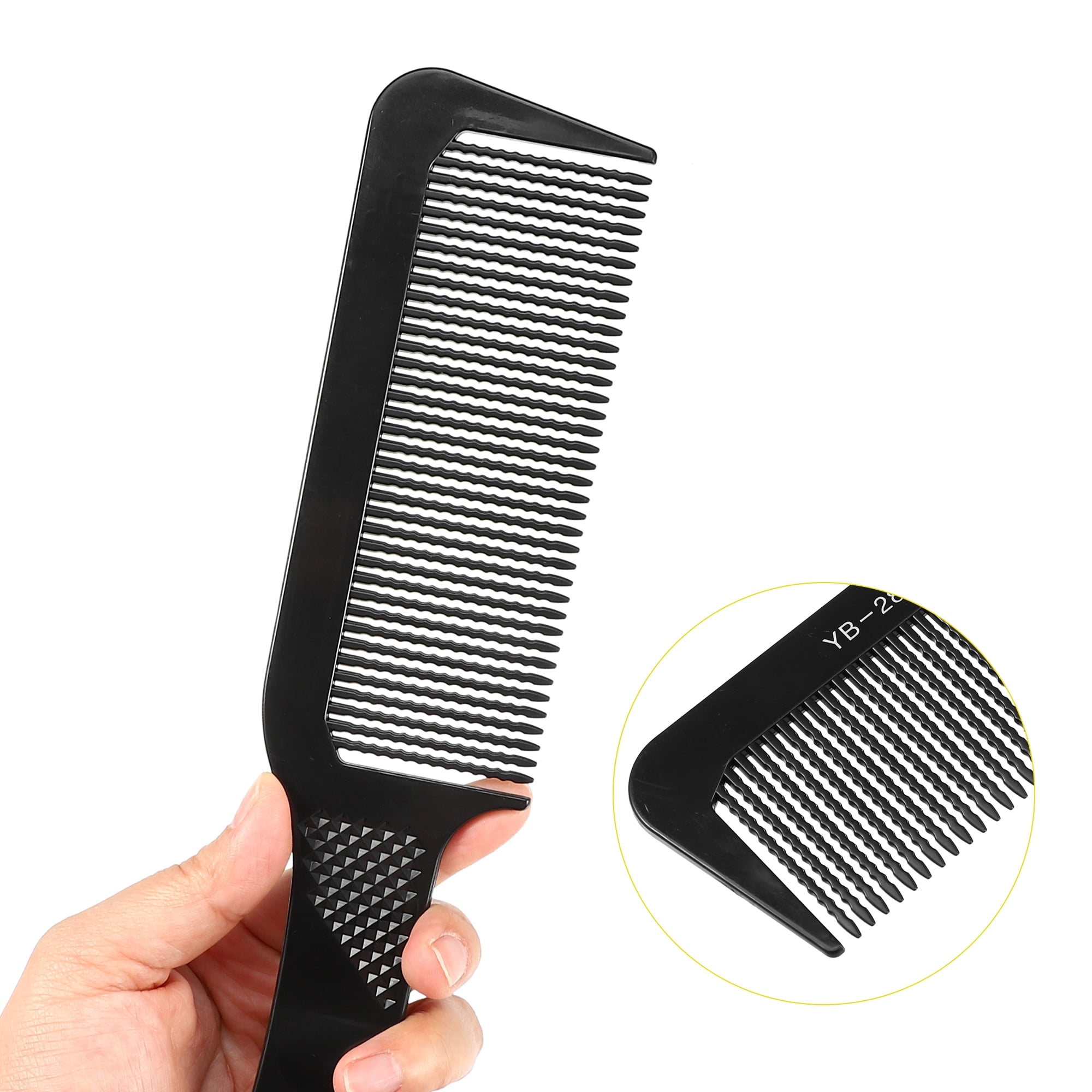 Unique Bargains Wide Tooth Comb for Curly Hair Wet Hair Long Thick Wavy Hair Black