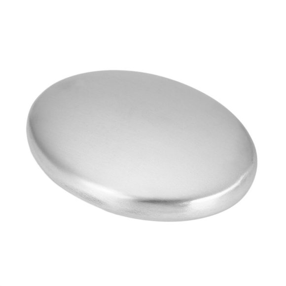 Stainless Steel Soap Oval Shape Scent Disinfecting Hands Retail Magic Eliminating Odor Smell Kitchen Bar Hand Chef odour