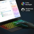 thumbnail image 5 of HPZZ Backlit Magnetic Magic Keyboard Case with Multi-Touch Trackpad for iPad Air 13", 5 of 7