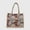 Style B, variant on Women's Floral Sackcloth Tote Bag - Lightweight Handbag - Style A