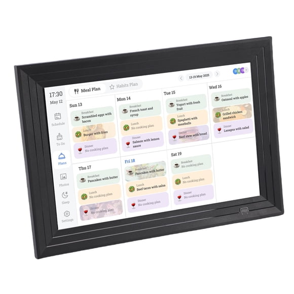 Calendar Smart Digital Calendar 10.1 Inch WiFi Touch Screen Interactive Smart Family Planner Digital Picture Frame with APP for Home