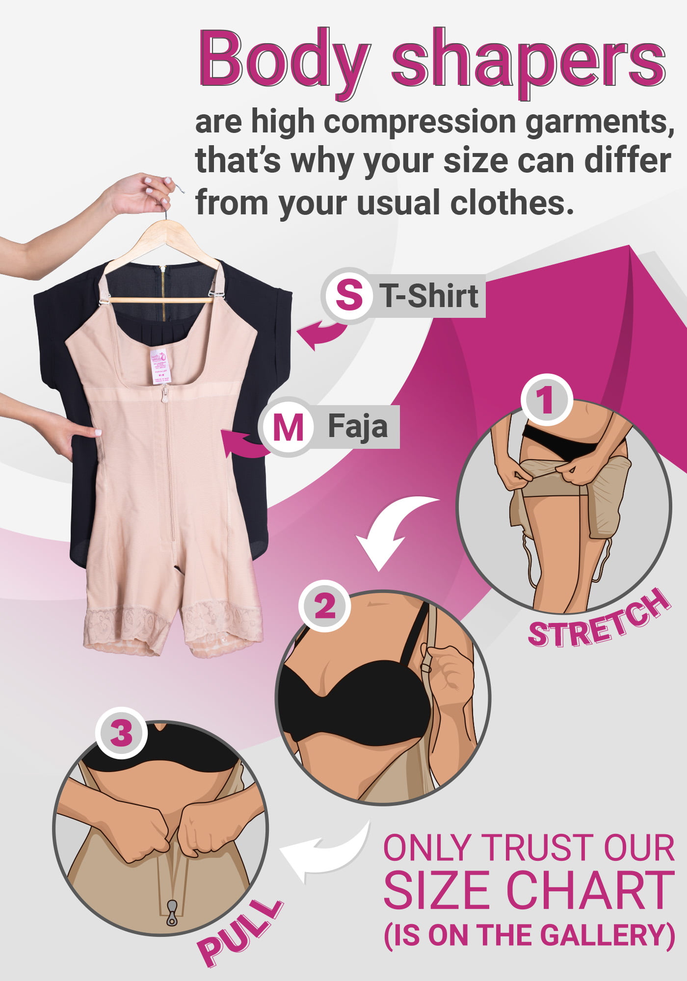 Salome Fajas Colombianas Mid Thigh Shapewear Butt Lifter Strapless Tummy  Tuck Bodysuit Compression Garment for Woman Faja Levanta Cola para Vestido  