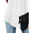 thumbnail image 3 of Gvmfive Women Casual Tunic Tank Tops Sleeveless Lace Loose Blouse T Shirt, 3 of 4
