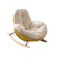 thumbnail image 1 of Mecedora Tapizada Soledad Reclinable Acolchada Amarillo 90 cm x 90 cm x 68 cm, 1 of 10