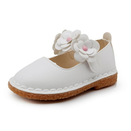 

Toyella Girl princess shoes comfortable baby shoes white 30