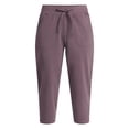 thumbnail image 2 of Athletic Works Women's and Women's Plus Knit Capri Pants, 22" Inseam, Sizes XS-4X, 2 of 5