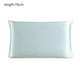 thumbnail image 1 of Funda de almohada de seda de morera Funda de almohada transpirable de 2 lados Funda de almohada de color sólido para la piel del cabello, Verde, 51x76cm kenally HA003379-20, 1 of 7
