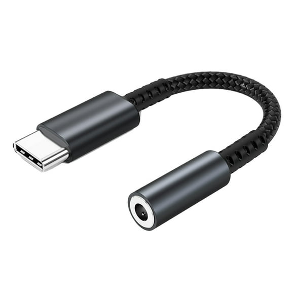 USB C to 3.5mm Audio Adapter, USB Type C to 3.5mm Female Headphone Jack Adapter, USB C Headphone Adapter Aux Adapter HiFi DAC Cable Cord for Samsung Galaxy, iPad Pro, MacBook