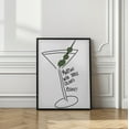 thumbnail image 3 of Martini Three Olives Framed Art Modern Wall Decor, 3 of 15