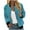 (Type 2)Light Blue, variant on Women Fall Jacket Winter Bomber Long Sleeve Fashion Printed Casual Zip Up Coat Pocket