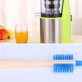 thumbnail image 3 of Cepillos de limpieza para máquina de leche de soja de tres lados, mango de plástico, exprimidor, cepillos para procesador de alimentos (azul), 3 of 7