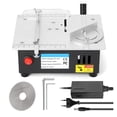 thumbnail image 2 of Mini Table Saw Electric Desktop Saw Woodworking Bench Lathe Cutter Machine Household DIY Cutting Tool 7-Speed Adjustable ,Power Tools, 2 of 7