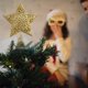 thumbnail image 5 of Hogar y cocina, Decoración del hogar, Decoración navideña, Adorno navideño para copa de árbol, luz navideña para decoración navideña, adorno para copa de árbol de Navidad, sombrero de copa, 5 of 6