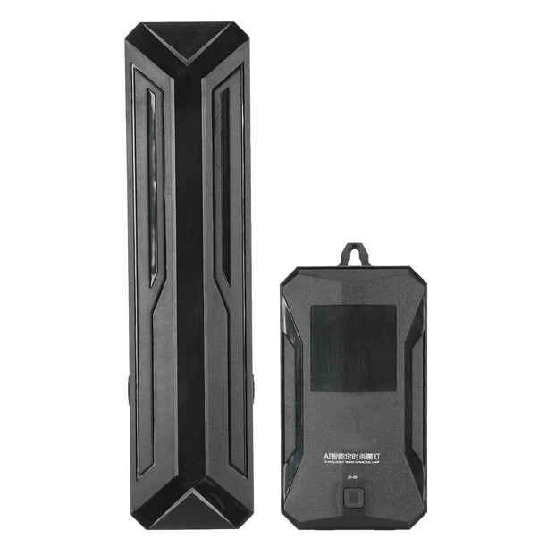 Luz UVC, Luz De Tanque De Peces Con Pantalla Digital, Sincronización Inteligente De 110 V Para Acuarios De Peceras OTVIAP Obturador Control externo Pantalla digital UVC‑509 Enchufe de EE. UU.