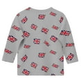 thumbnail image 5 of MKOSPLRT Boys Girls British Flag Shirts 3/4 Sleeve Lounge Tshirts Crew Neck Summer Tops Funny Holiday Graphic Tees 3-12 Years, 5 of 5