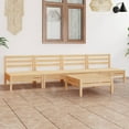 thumbnail image 1 of vidaXL 5 Piece Garden Lounge Set Solid Pinewood, 1 of 5