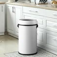 thumbnail image 5 of happimess Chuck Kitchen/Office 17.2-Gallon Open-Top Trash Can, Cotton White, HPM1015B, 5 of 10