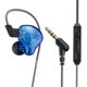 thumbnail image 1 of Audífonos deportivos HiFi con micrófono Audífonos de música para teléfonos móviles (Azul), 1 of 8