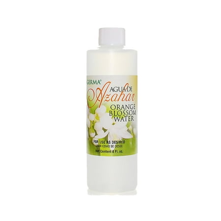 Orange Blossom Water Recipe Germa Orange Blossom Water, Relaxing & Sweet Fragrance, Perfect as Skin Toner, Body Splash or Bath Oil/Agua De Azahar, Relajante & Dulce Fragancia, Perfecto Tonificador de Piel, Locion para el Cuerpo ()