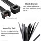 thumbnail image 2 of Long Zip Ties Heavy Duty 20 Inch Black Cable Ties Wraps 60 Pieces Pack Industrial Quality Large Plastic Ties, 2 of 5