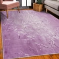 thumbnail image 3 of Botanic Decorative Rug, Blur Meadow Grass Plant Herb in Countryside Rural Seasonal Picture Artwork, Quality Carpet for Bedroom Dorm and Living Room, 6 Sizes, Pale Lilac, by Ambesonne, 3 of 4