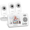 thumbnail image 1 of Monitor para bebé HelloBaby 2,4" 3 cámaras de largo alcance, 1 of 8