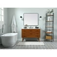 thumbnail image 6 of Elegant Decor Boise 48" MDF Single Bathroom Vanity with Backsplash in Teak, 6 of 8