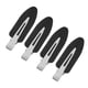 thumbnail image 4 of 4 pasadores para el pelo, accesorios de maquillaje, pinzas para el pelo que no se doblan, pinzas para peinar el cabello sin arrugas para mujeres, color negro, 4 of 14