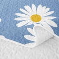 thumbnail image 5 of Manfei Floral Daisy Quilt King 3 Pieces,Polka Dots King Coverlet Set,1 Bedspread and 2 Pillowcases, 5 of 7