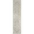 thumbnail image 3 of SAFAVIEH Princeton Weldon Floral Bordered Area Rug, Grey/Beige, 9' x 12', 3 of 5