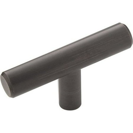Bronze Bail Pull - Hickory Hardware Bar Cabinet Pulls 2-3/8 Inch Vintage Bronze Cabinet T-Knob HH075591-VB