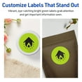 thumbnail image 4 of Avery Printable Round Labels, Bright Green, 2.5" Diameter, 360ct, 4 of 11