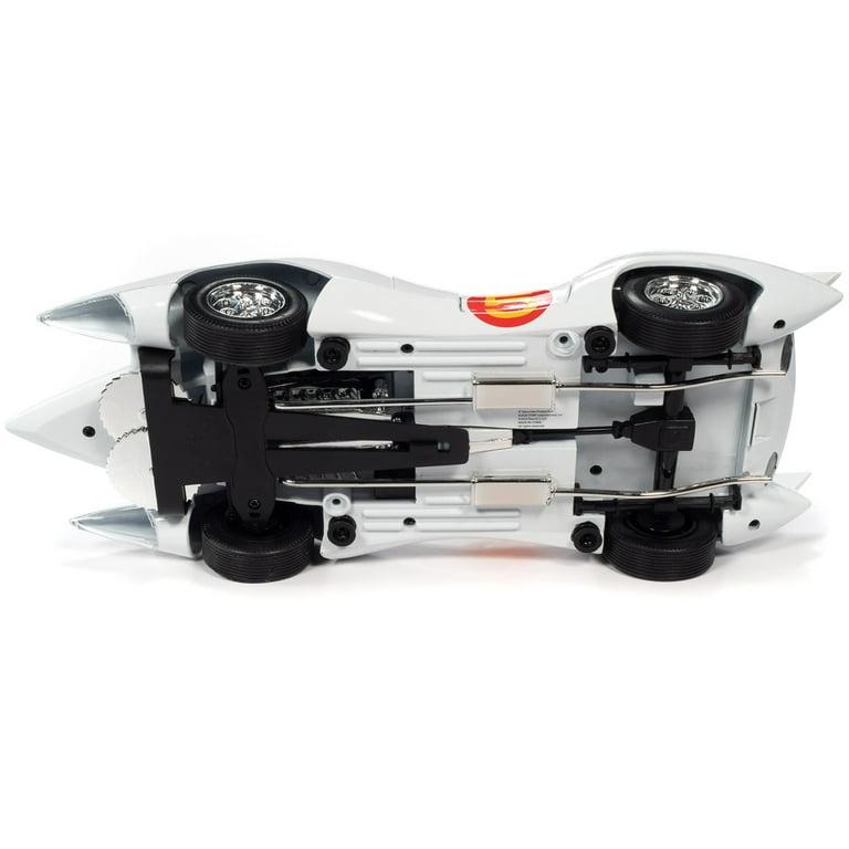 Collector's Toy: Autoworld's Mach 5 White with Chim-Chim Monkey