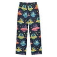 thumbnail image 2 of FORMRS Kids Pajama Pants with Pockets Size 13-14Y Boys Lounge Sleep Bottoms, Cartoon Space Cat, 2 of 8